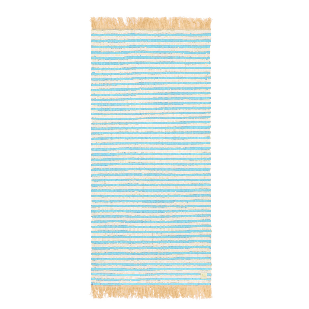 Foxcroft FEMMES Aqua Rayé Chemise Boutonnière Taille 12 Foxcroft FEMMES Aqua Rayé Chemise Boutonnière Taille 12