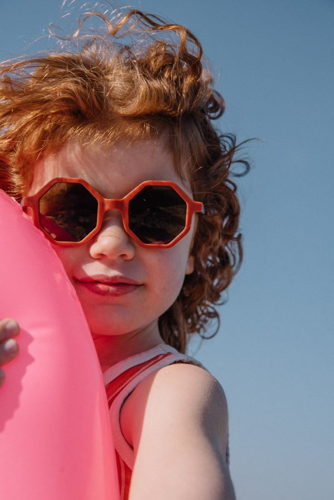 Lunettes de soleil enfant rouge - Le plaisir d'être sur l'eau 1000 Nautique