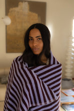 Drap de plage Naram wine & lavender - BONGUSTA - THE NICE FLEET