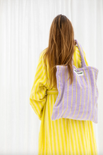 Sac totebag Naram lilac & yellow neon - BONGUSTA - THE NICE FLEET