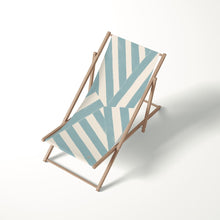 Toile transat Portofino Bleu glacier - THE NICE FLEET