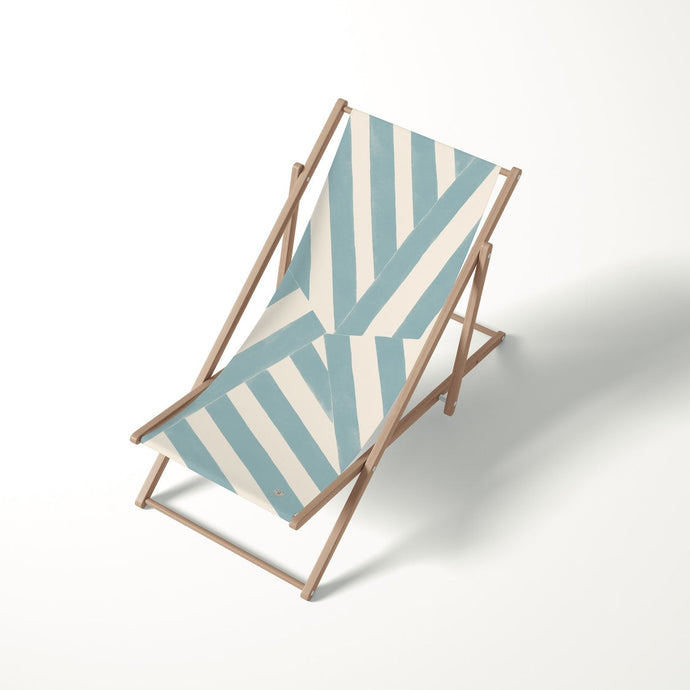 Toile transat Portofino Bleu glacier - THE NICE FLEET