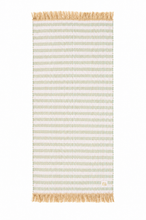 Aqua green striped Nosy beach mat - THE NICE FLEET