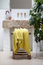 Drap de plage Naram pristine & neon yellow - BONGUSTA - THE NICE FLEET