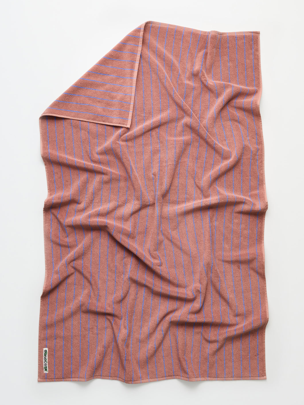 Drap de plage Naram camel & ultramarine - BONGUSTA - THE NICE FLEET