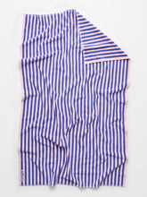 Drap de plage Naram dazzing blue & rose - BONGUSTA THE NICE FLEET