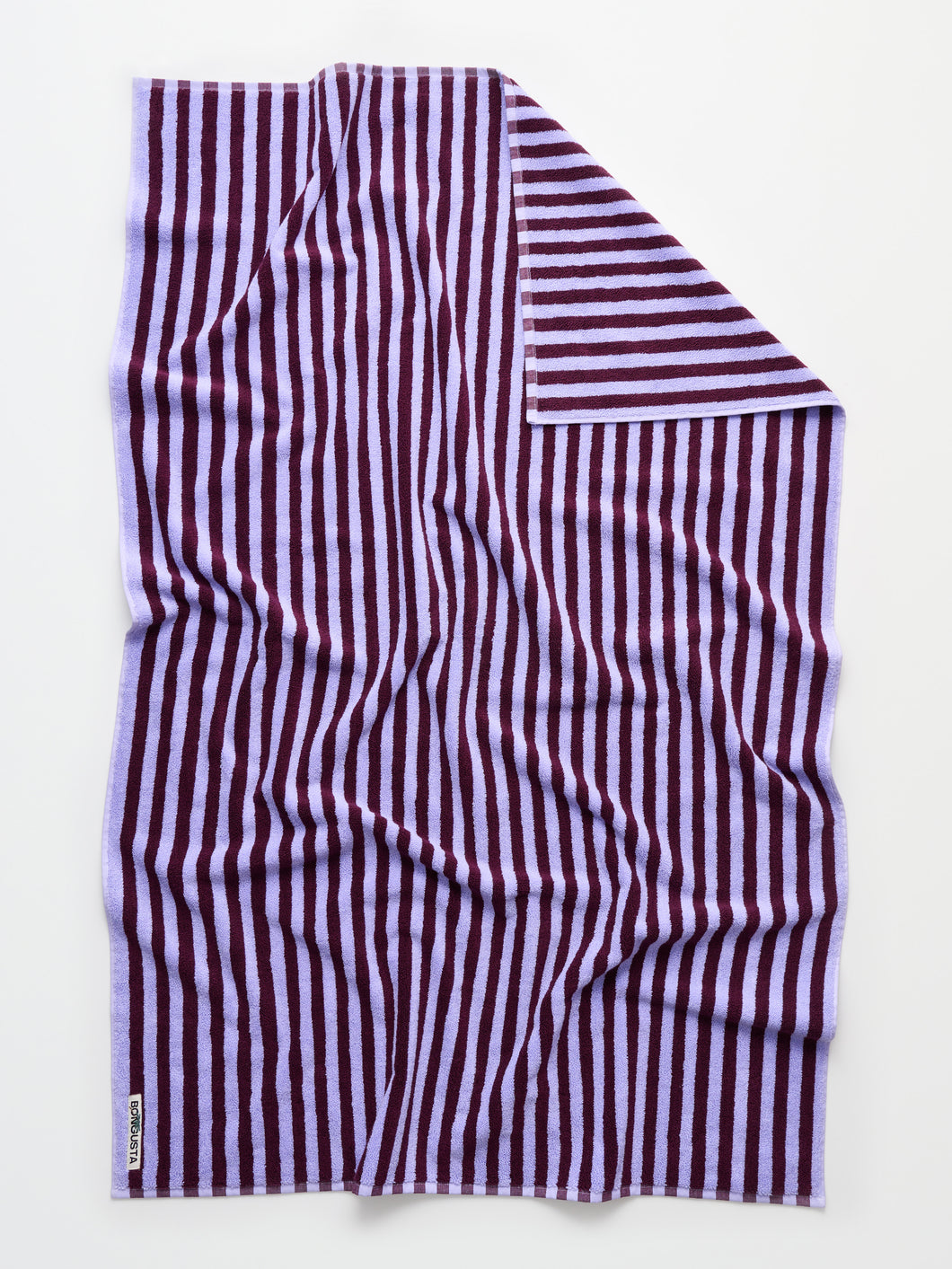 Drap de plage Naram wine & lavender - BONGUSTA - THE NICE FLEET