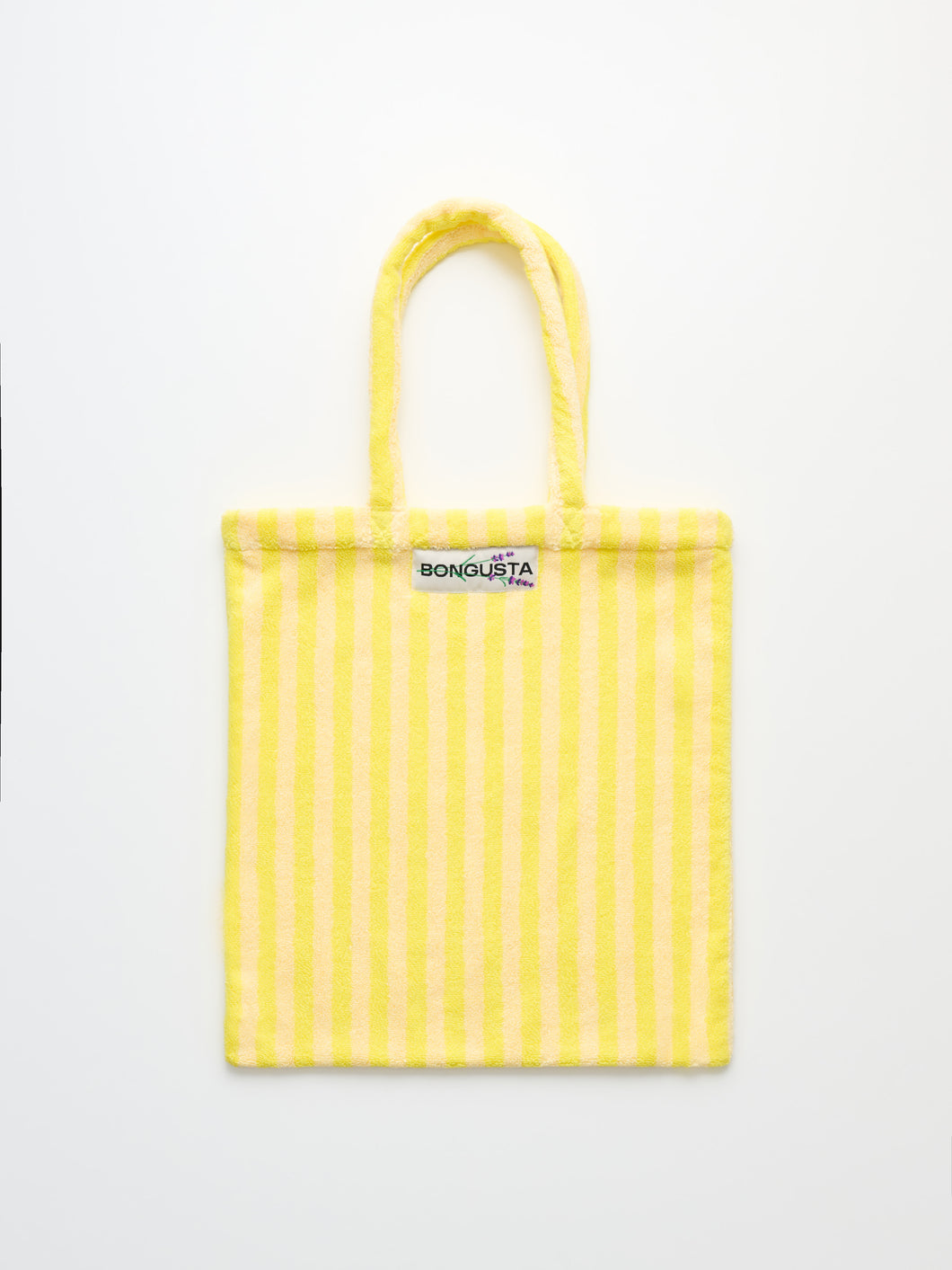 Sac totebag Naram pristine & neon yellow - BONGUSTA - THE NICE FLEET