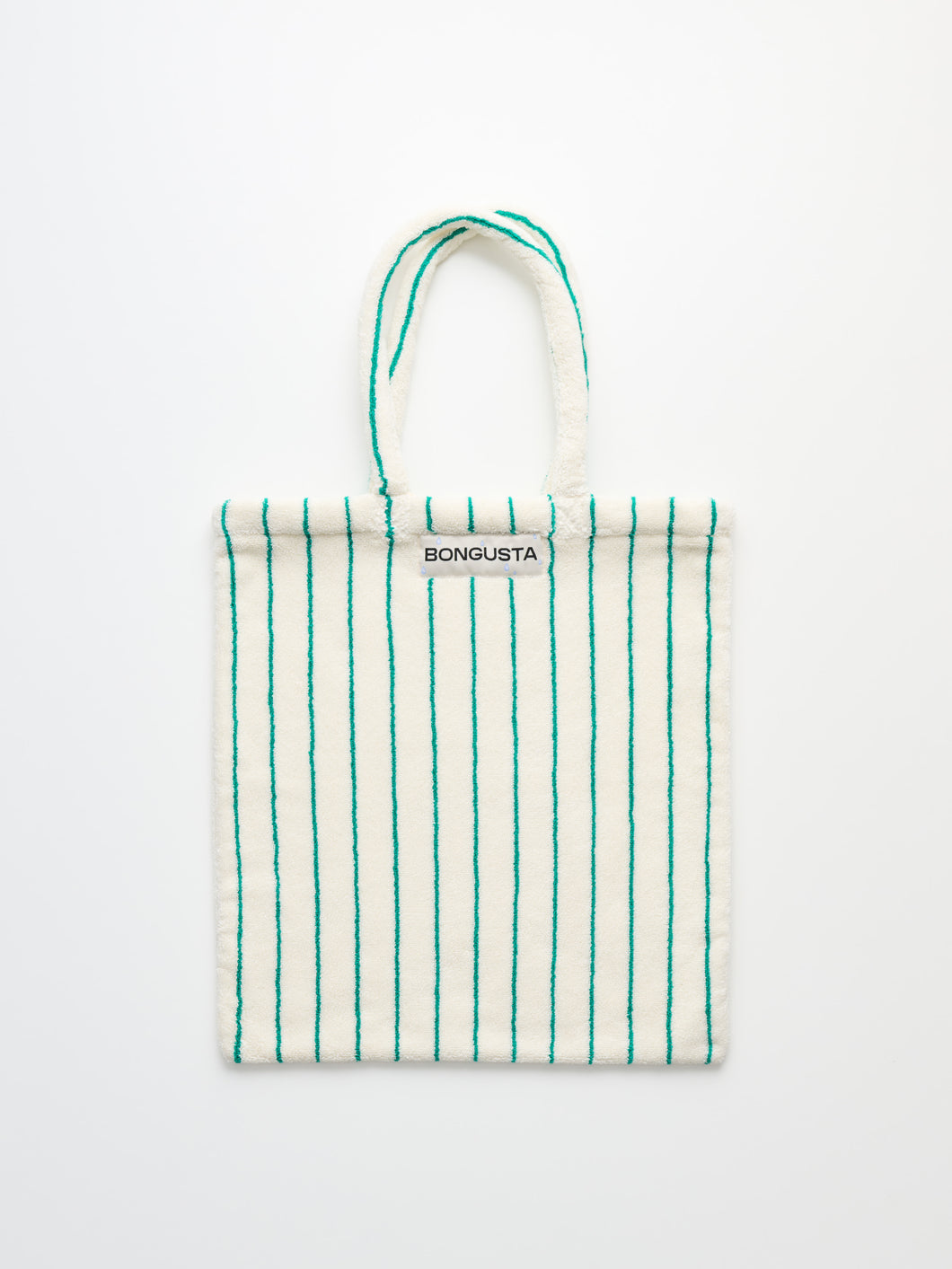 Sac totebag Naram pure white & grass- BONGUSTA - THE NICE FLEET