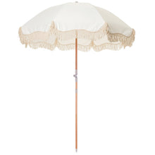 Parasol frangé Premium blanc antique - BUSINESS & PLEASURE CO. - THE NICE FLEET