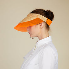 Visière Billiard orange - LOLA HATS - THE NICE FLEET