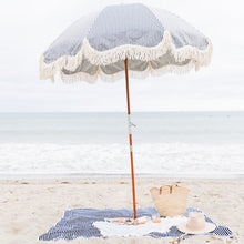 Couverture de plage Laurens navy stripe - BUSINESS & PLEASURE CO. - THE NICE FLEET